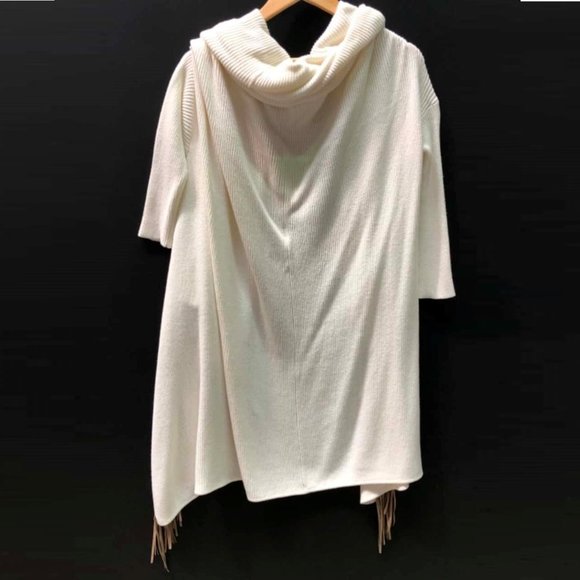 FRENCH CONNECTION Fringe Drape Cardigan NWT RP$200 - Picture 5 of 7